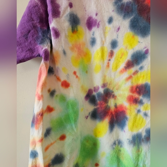 sz Youth Medium Tie Dye‎ T-shirt Retro School Spirit - Picture 6 of 8
